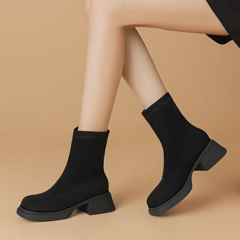 BOERDIQI Ankle Boots 5cm Women's-3