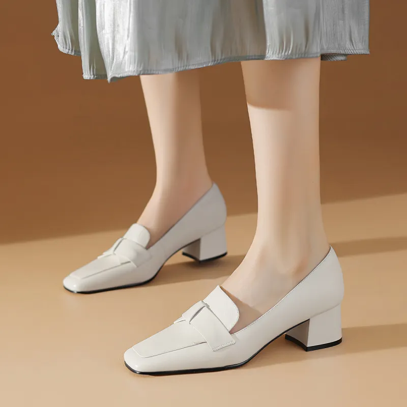 BOERDIQI Chunky Heel High Heels 4.5cm Women's-9