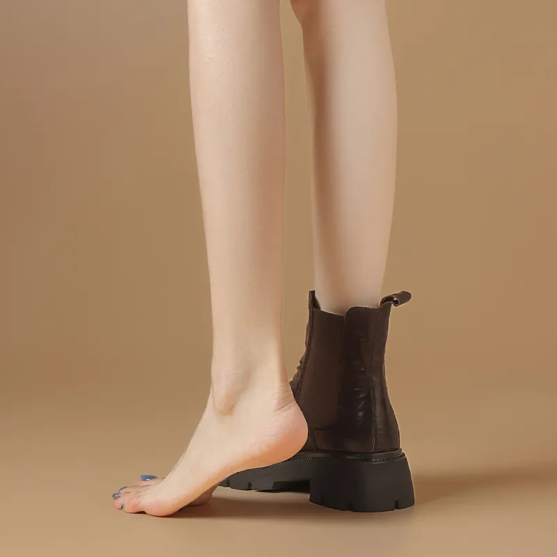 BOERDIQI Short Chelsea Boots 4.8cm Women's-13