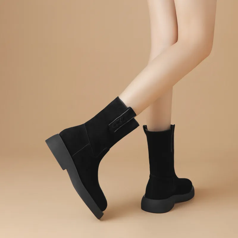 BOERDIQI Ankle Boots 4cm Women's-4