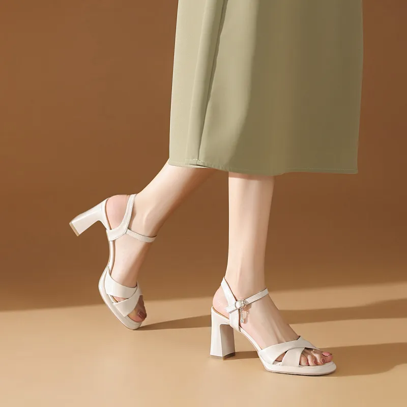 BOERDIQI Strap Sandals 7cm Women's-6