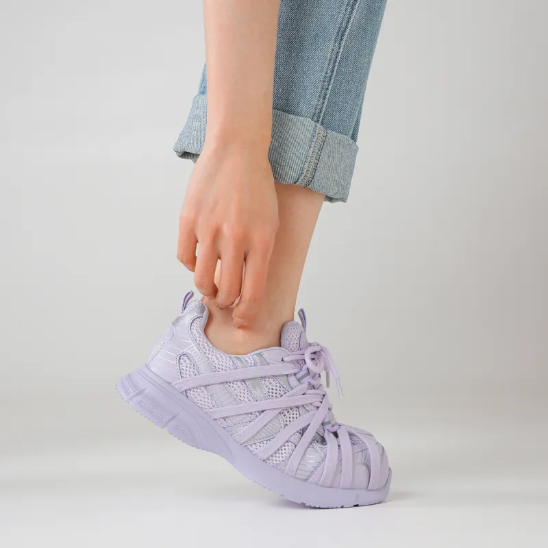 BOERDIQI Lightweight And Breathable Low Top Chunky Sneakers Women's-6