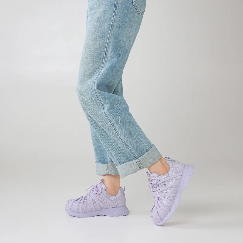 BOERDIQI Lightweight And Breathable Low Top Chunky Sneakers Women's-5