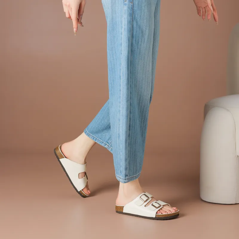 BOERDIQI Abrasion Resistant Slide Slippers Women's-4