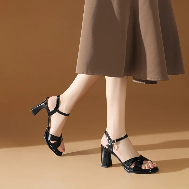 BOERDIQI Strap Sandals 7cm Women's-13