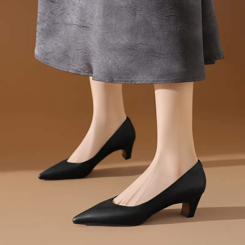 BOERDIQI Chunky Heel High Heels 4.7cm Women's-3