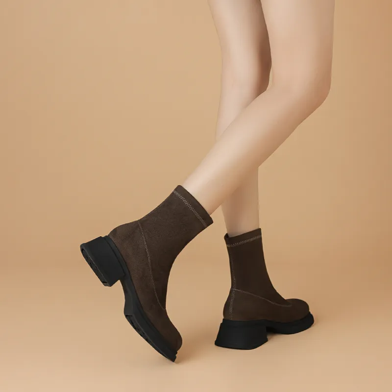 BOERDIQI Ankle Boots 5cm Women's-9