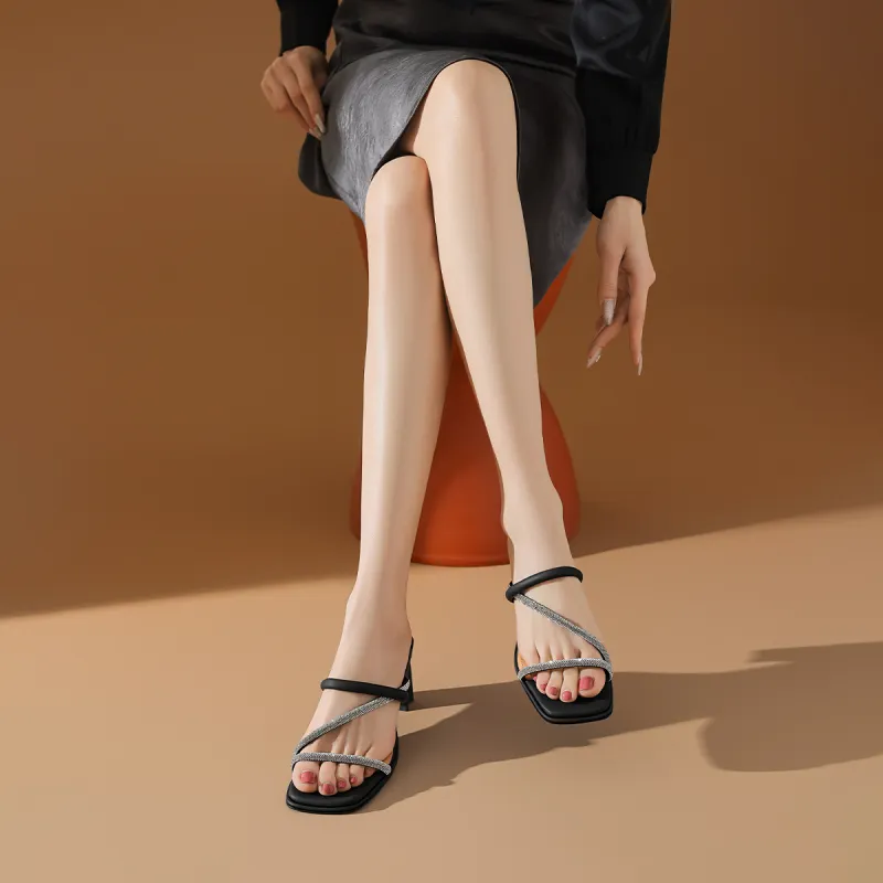 BOERDIQI Abrasion Resistant Slide Slippers Women's-4