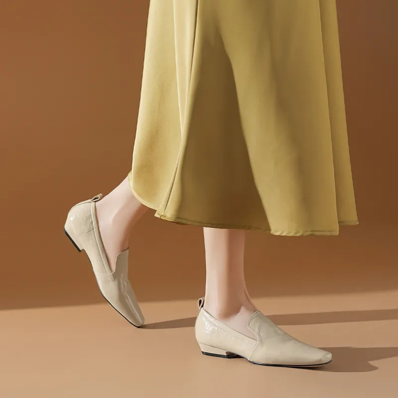 BOERDIQI Loafers Women's Black/Beige Apricot-13