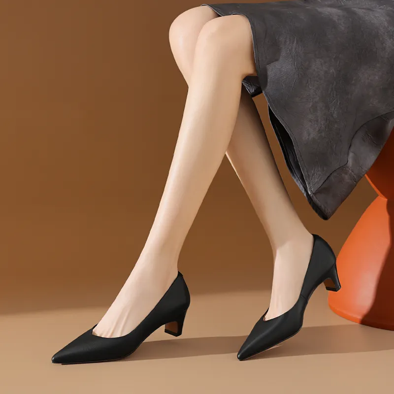 BOERDIQI Chunky Heel High Heels 4.7cm Women's-2