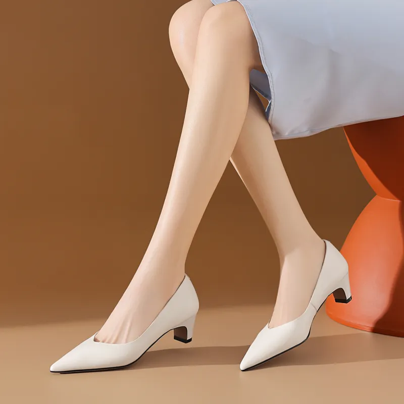 BOERDIQI Chunky Heel High Heels 4.7cm Women's-10