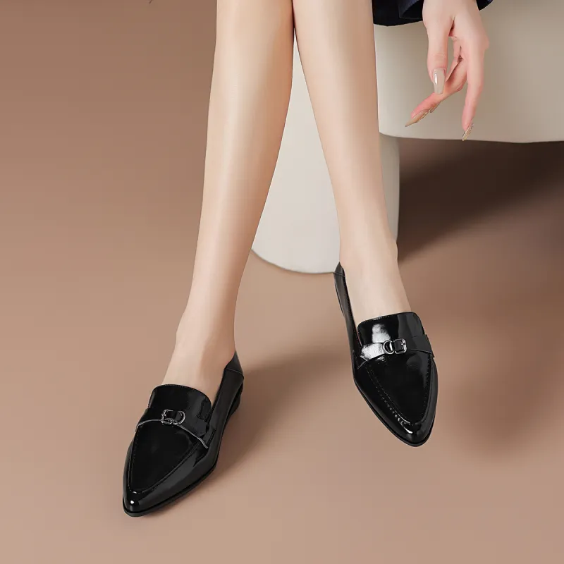 BOERDIQI Loafers Women's Black/Burgundy-4