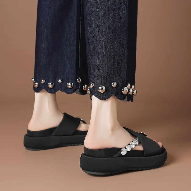 BOERDIQI Abrasion Resistant Flip Flops Women's-6
