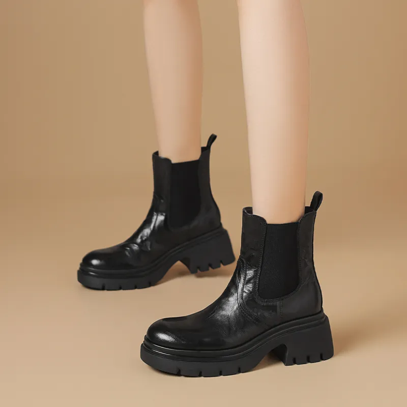 BOERDIQI Crew Chelsea Boots 4.5cm Women's-2