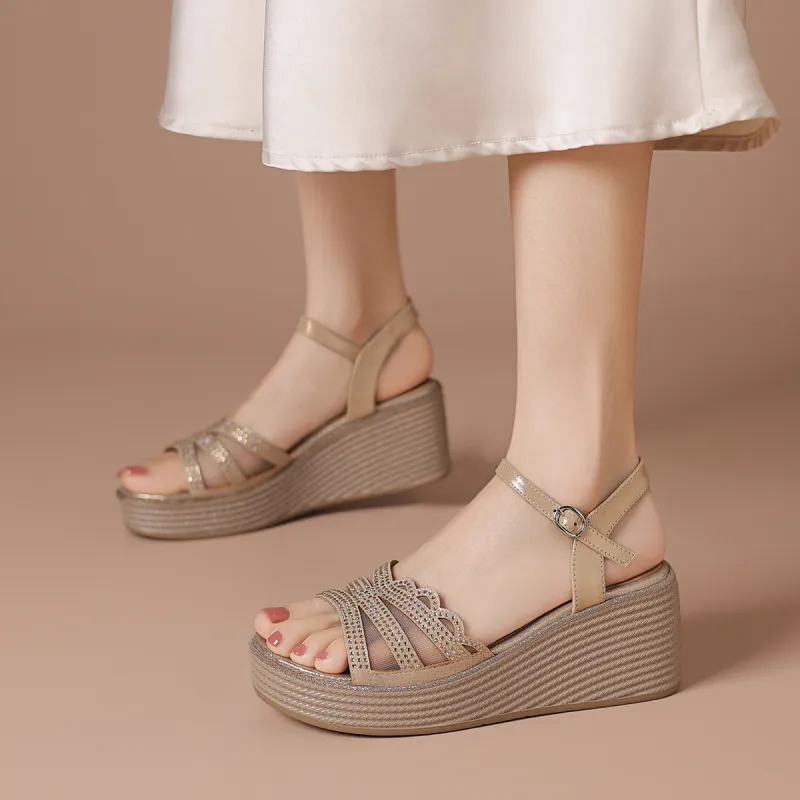 BOERDIQI Strap Sandals 6cm Women's-2