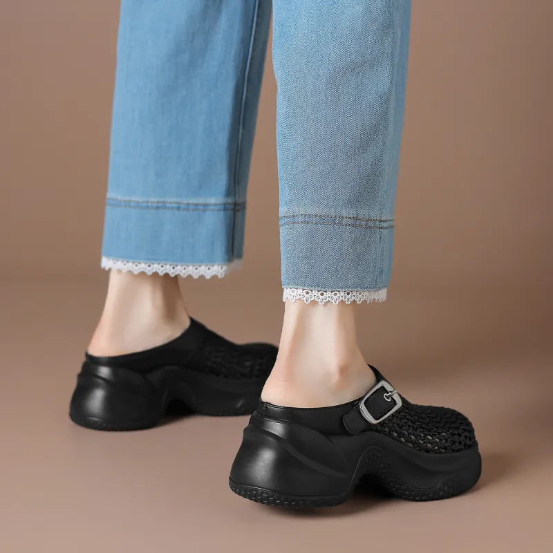 BOERDIQI Closed Toe Slippers Women's-5