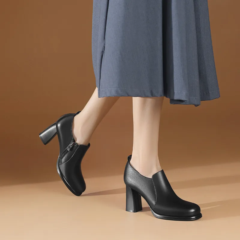 BOERDIQI Ankle Boots Women's Black-5