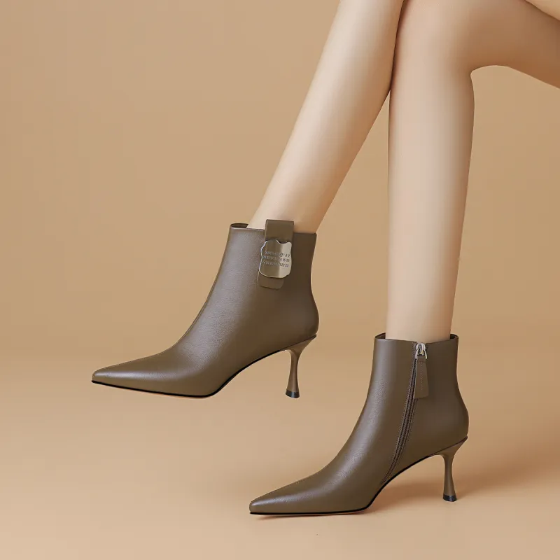 BOERDIQI Ankle Boots 7cm Women's-6