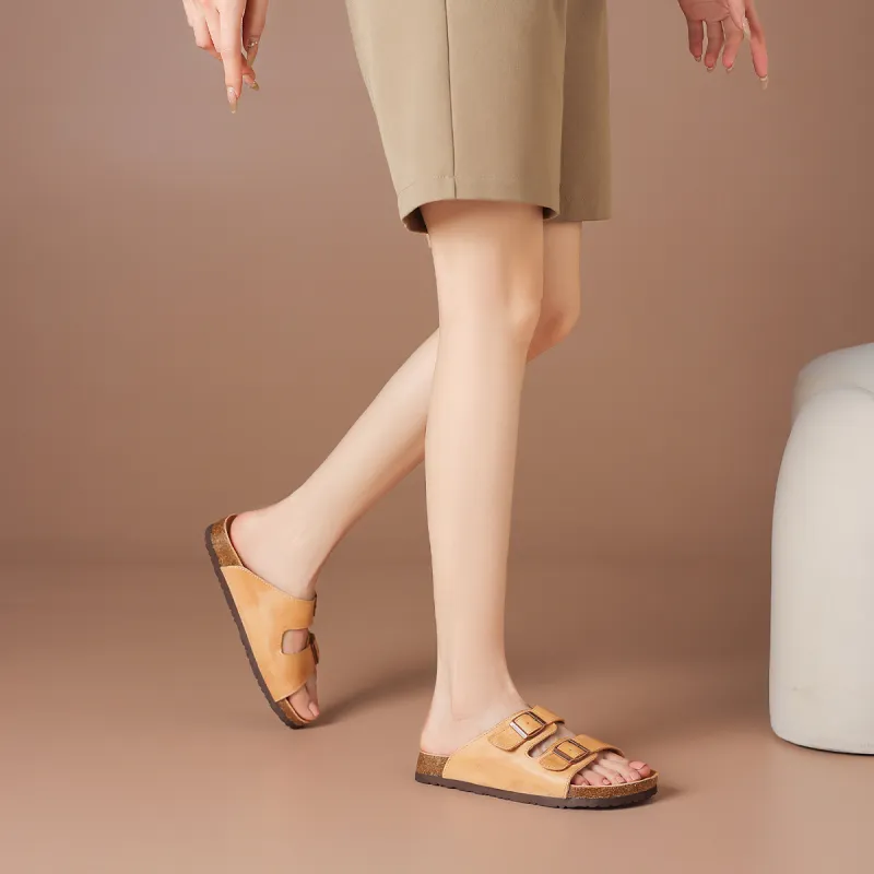 BOERDIQI Abrasion Resistant Slide Slippers Women's-11