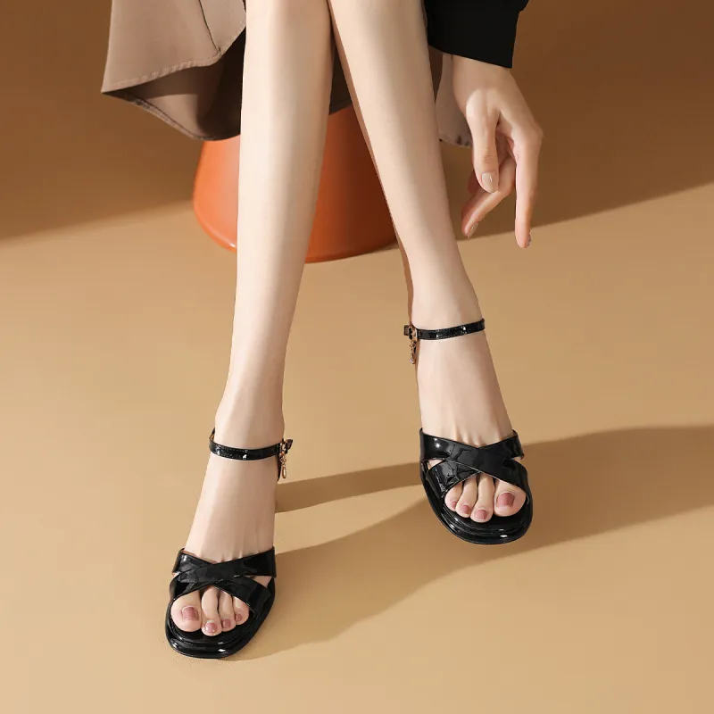 BOERDIQI Strap Sandals 7cm Women's-11