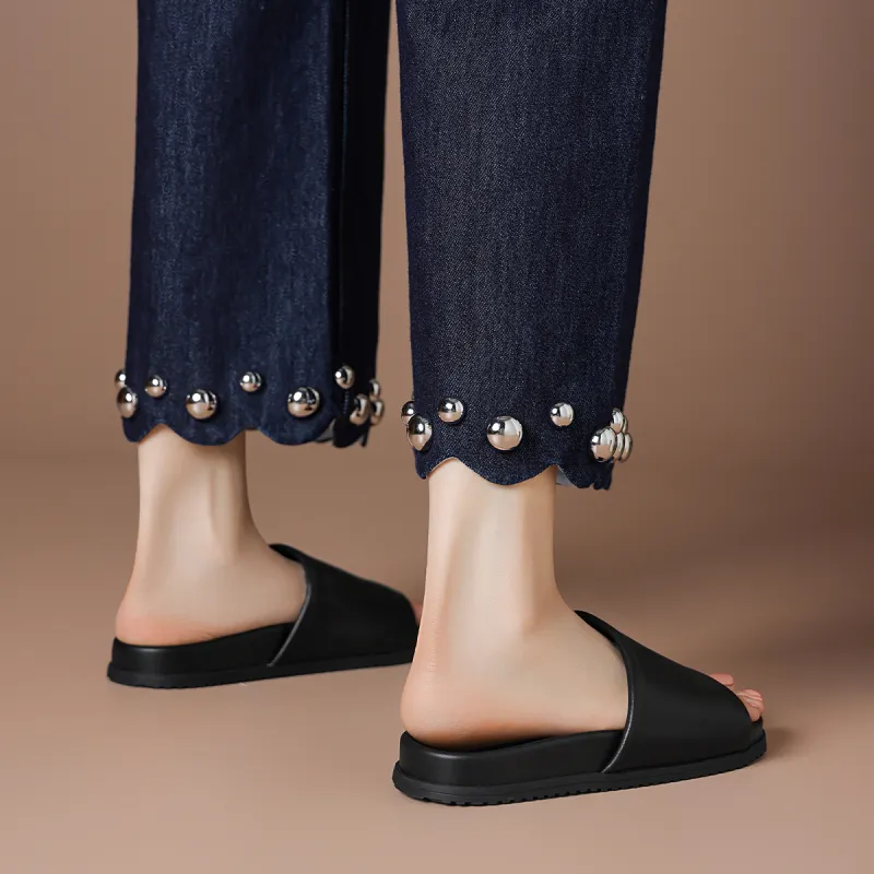 BOERDIQI Abrasion Resistant Slide Slippers Women's-6