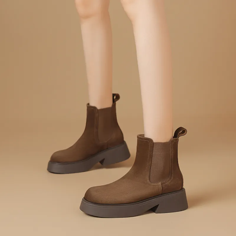 BOERDIQI Cigarette-Box Boots Ankle Boots 4.5cm Women's-13