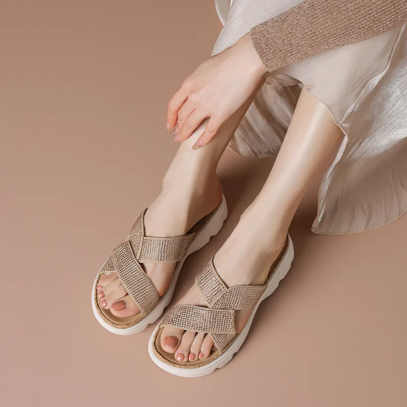 BOERDIQI Abrasion Resistant Slide Slippers Women's-9