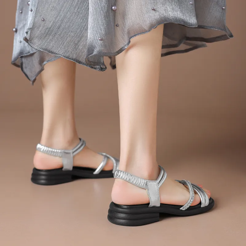 BOERDIQI One Strap Sandals 3.5cm Women's-13
