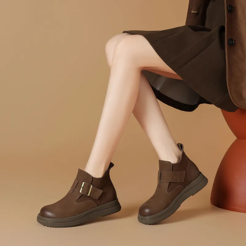 BOERDIQI Ankle Boots 3.3cm Women's-9