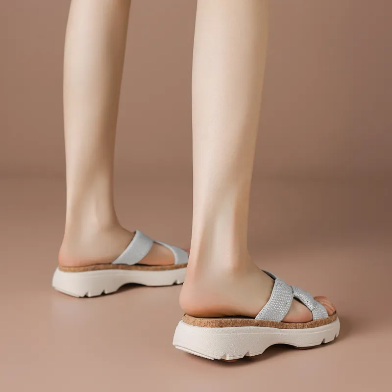 BOERDIQI Abrasion Resistant Slide Slippers Women's-6