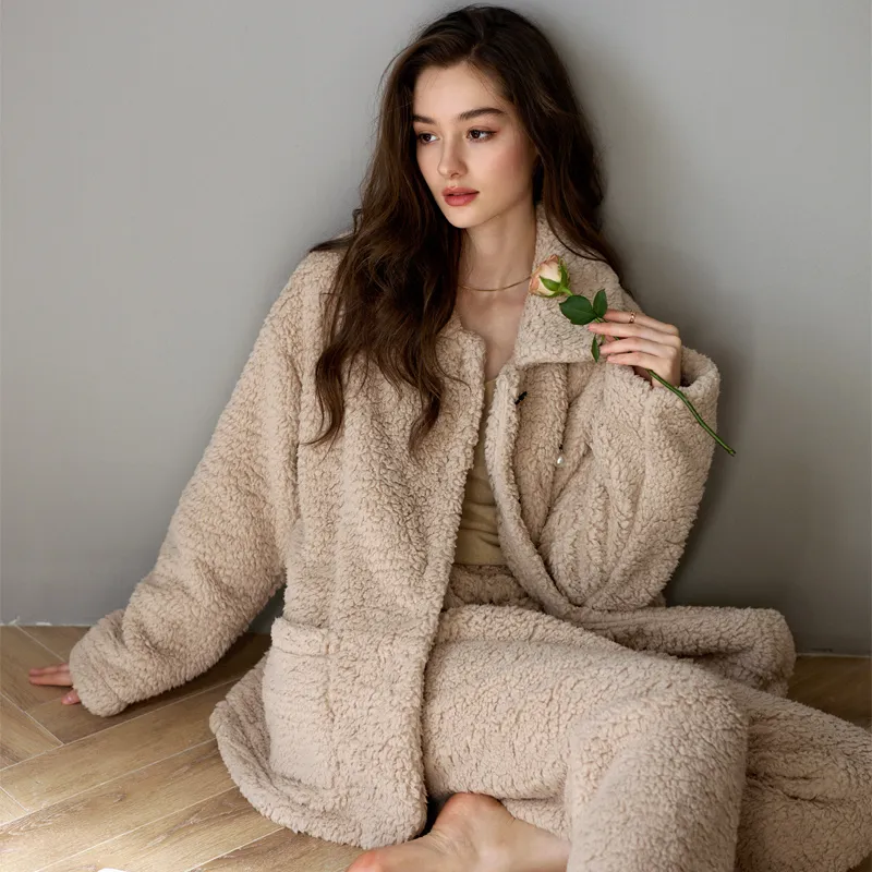 Meonsill Pajama Set Women's Cinnamon-3