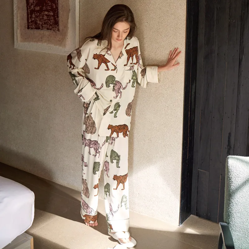 Meonsill Pajama Set Women's Apricot-6