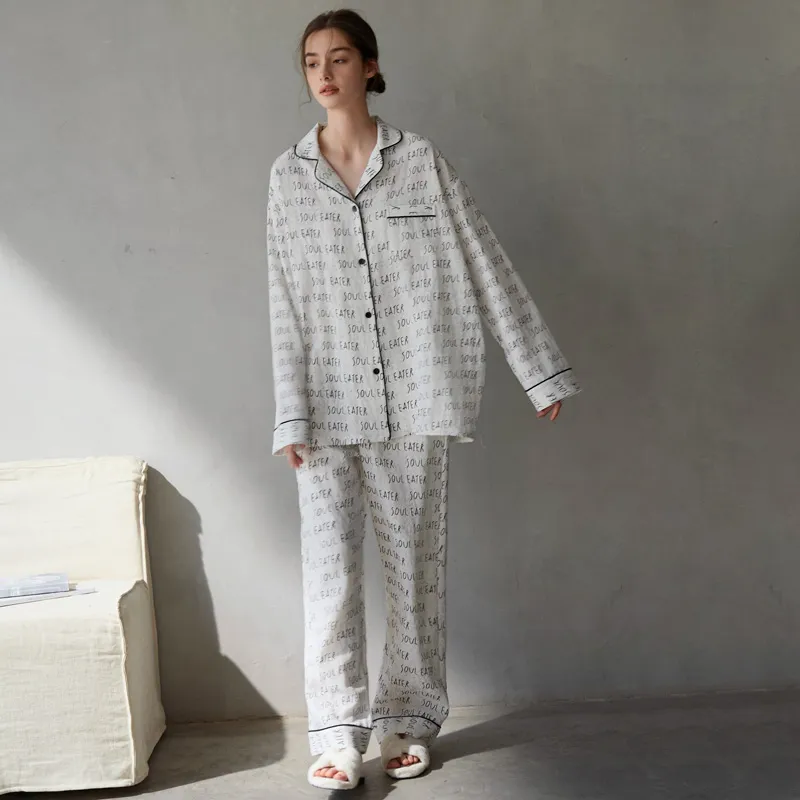 Meonsill Pajama Set Women's White-2