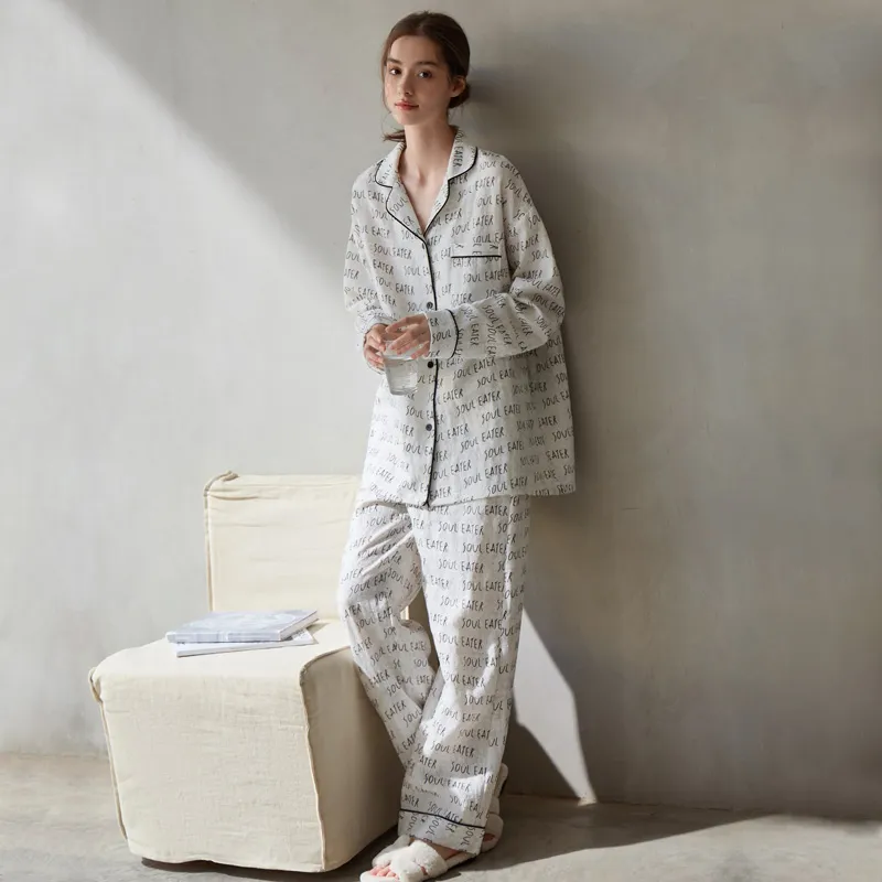 Meonsill Pajama Set Women's White-4