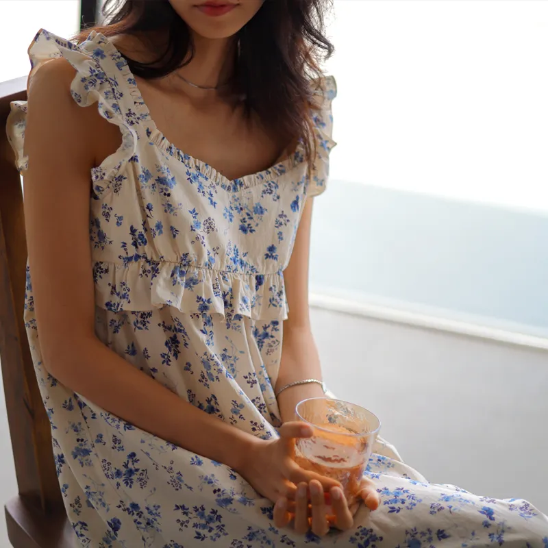 Meonsill Nightgown Women's Apricot-1