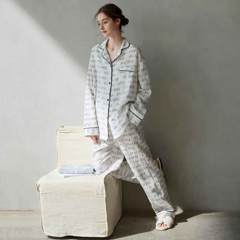 Meonsill Pajama Set Women's White-1