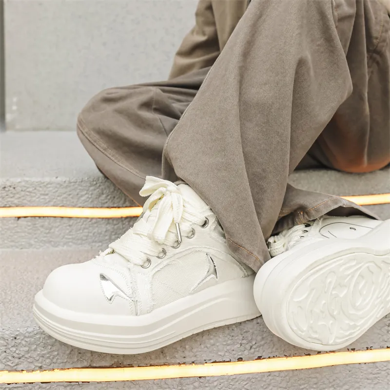 KACHILANG Low Top Skateboard Shoes Men's-3