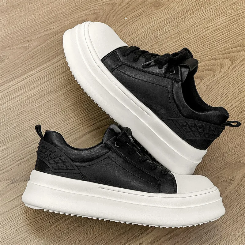 KACHILANG Slip Resistant Low Top Skateboard Shoes Men's-4