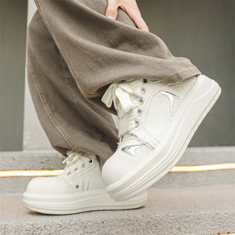 KACHILANG Low Top Skateboard Shoes Men's-4