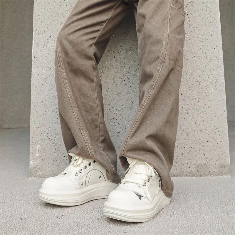 KACHILANG Low Top Skateboard Shoes Men's-5