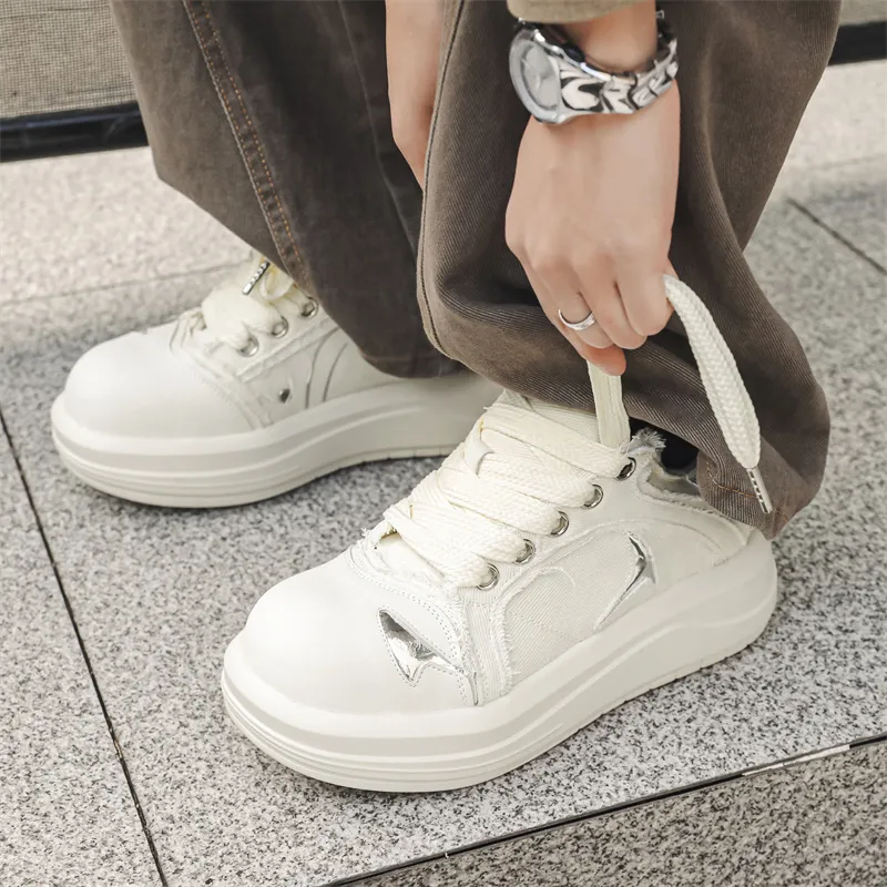 KACHILANG Low Top Skateboard Shoes Men's-2