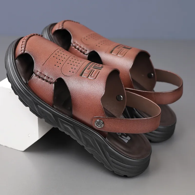 KACHILANG Beach Sandals Men Black-9