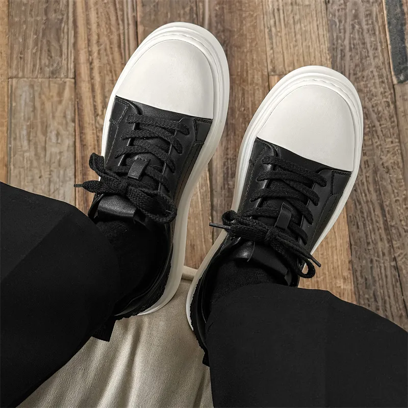 KACHILANG Slip Resistant Low Top Skateboard Shoes Men's-3