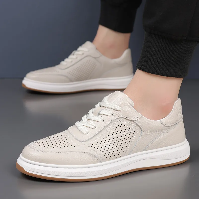 KACHILANG Breathable And Wear resistant Low Top Skateboard Shoes Men's-3