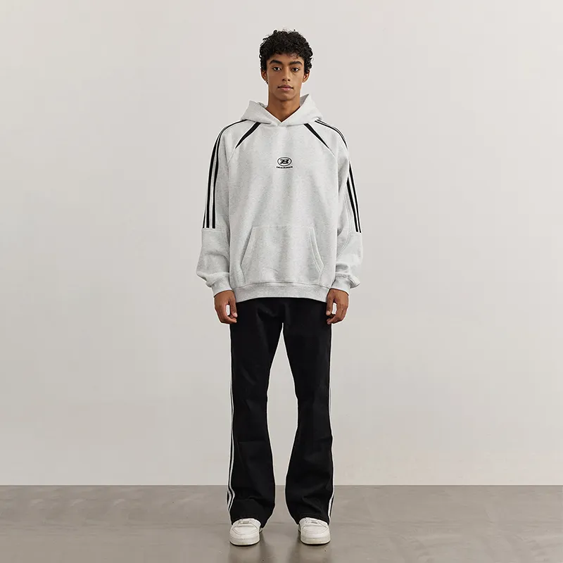 BLACK OF EXIT Sweatshirt Unisex Heather Gray-7