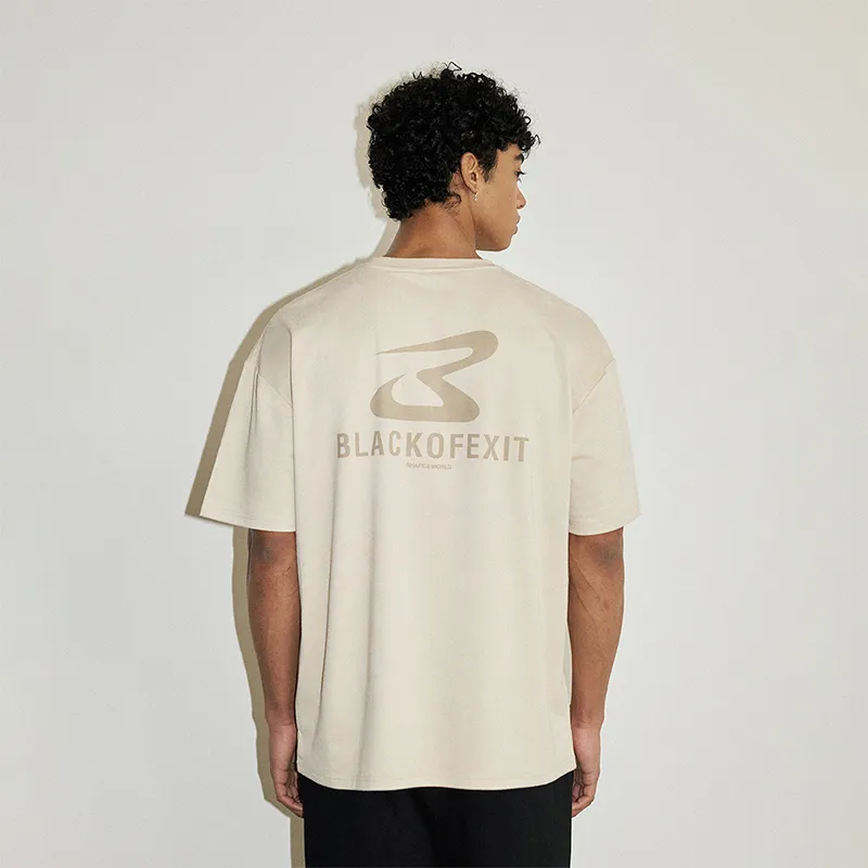 BLACK OF EXIT T Shirt Unisex Apricot-5