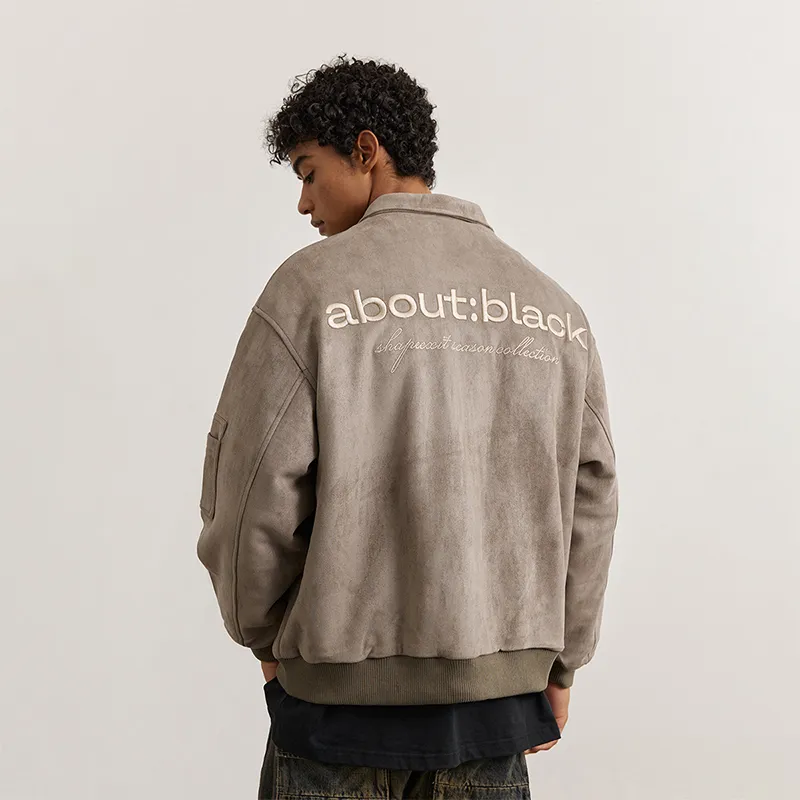 BLACK OF EXIT Jackets Unisex Camel Gray-3