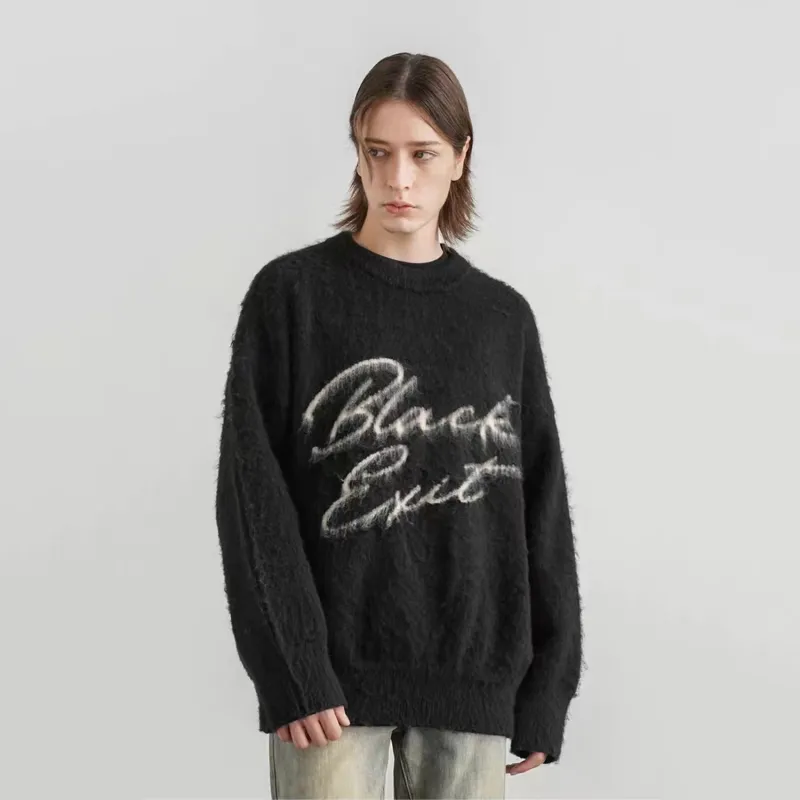 BLACK OF EXIT Sweaters Unisex-3