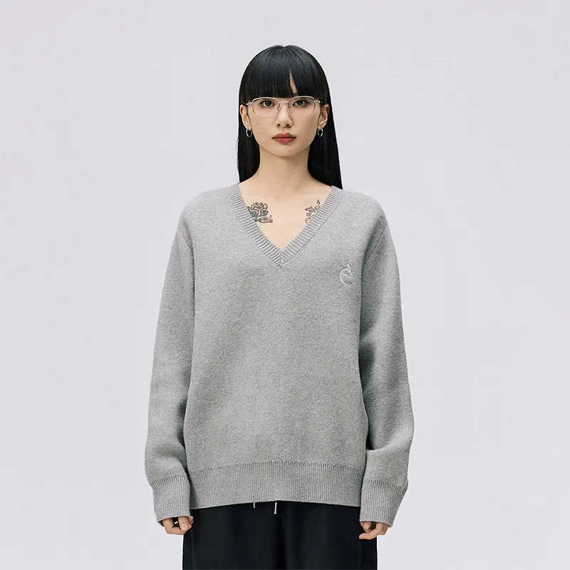 BLACK OF EXIT Knitwear Unisex Gray-2