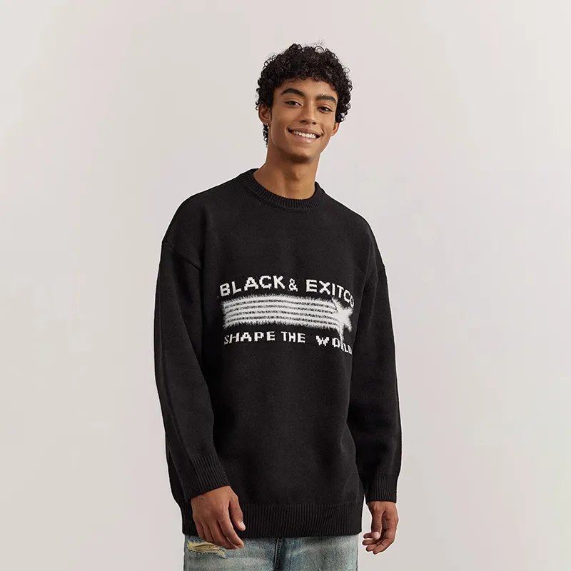 BLACK OF EXIT Sweaters Unisex-2